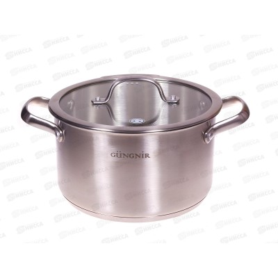 Кастрюля Nord 4,1л 22*12.5см 304 сталь GR01-D-22 Кастрюля Nord 4,1л 22*12.5см 304 сталь GR01-D-22