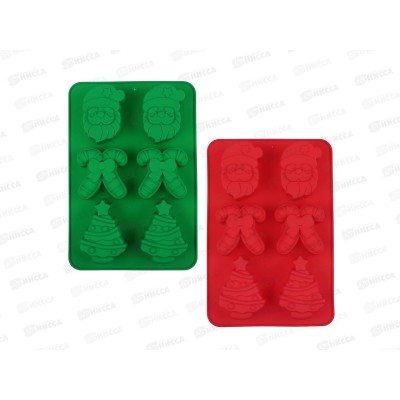 Форма д/выпечки "Щелкунчик" силикон 6 ячеек 25*17,5см 856-222 г Форма д/выпечки "Щелкунчик" силикон 6 ячеек 25*17,5см 856-222 г