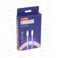 Кабель Lightning Type-C 3A, 1м, ПВХ, белый REXANT, 18-1129