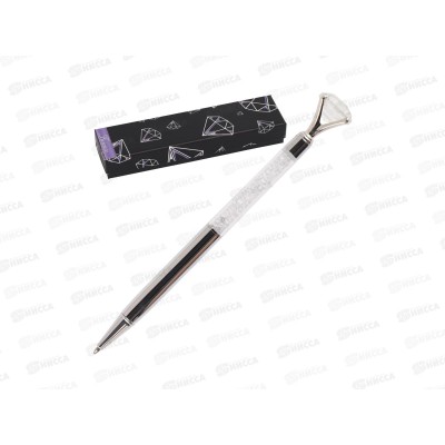 Ручка подар шар. Fiorenzo,Кристал,синяя,корп.серебр.,232024 Ручка подар шар. Fiorenzo,Кристал,синяя,корп.серебр.,232024