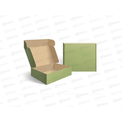 Коробка подарочная 204*194*66 зеленая 0710.191