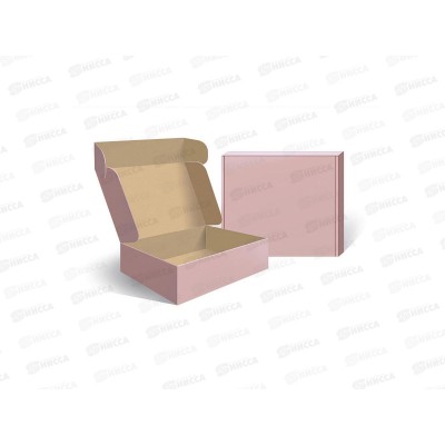 Коробка подарочная 204*194*66 розовая 0710.192