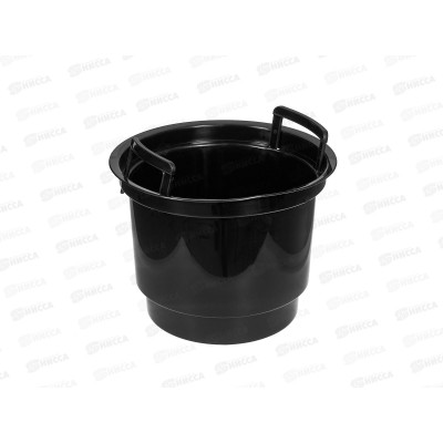 Емкость д/цв 10л универсальная с/руч черная Ангарск *5