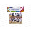 Прищепки декор. Pandas деревян. 3,5*07см 10шт. М-1536 *12 Прищепки декор. Pandas деревян. 3,5*07см 10шт. М-1536 *12