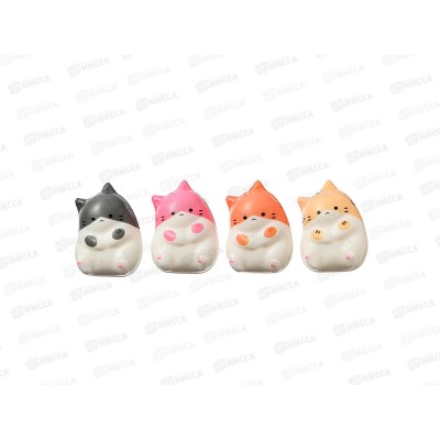 Игрушка-антистресс  Котик 8.5*5.5см ассорти 3 диз. M-20578 *12