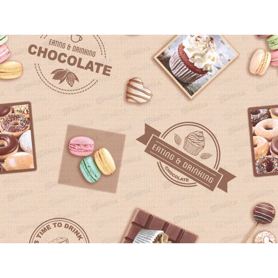 Клеенка на неткан основе ДЕКОРАМА 1,4*20м 072В Клеенка на неткан основе ДЕКОРАМА 1,4*20м 072В