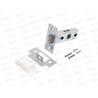 Защелка дверная Аллюр АРТ L45-8 SC мат.хром планка 25м б/руч *100