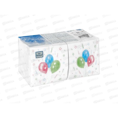 Салфетки 2сл 250л 20*20 Art Bouquet Веселый праздник 57560 *6