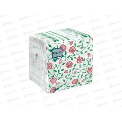 Салфетки 1сл 100л 24*24 Bouguet Elegant Поле роз, 57380 *16