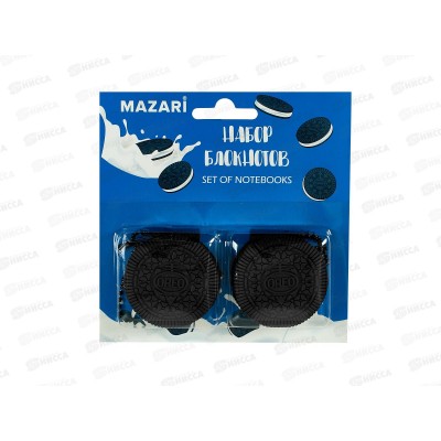 Набор блокнотов MAZARI 2шт d=4,8см 64л. ароматиз. M-3295 *12