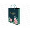 Пакет подарочный MI 14х20х6,5см Гибискус, ППК-2744  *12