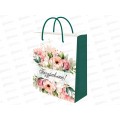 Пакет подарочный MI 18х23х10см Пионы, ППК-2751  *12