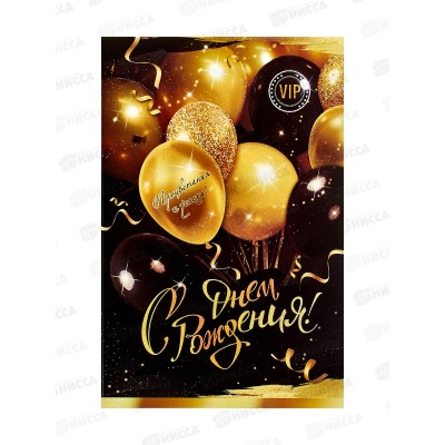 Открытка ЛиС А5 С Днём Рождения, 23-219-В