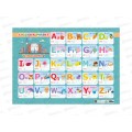 Плакат ЛиС А2 Английский алфавит, (пиши-стирай), ППС-054