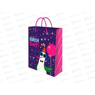 Пакет подарочный MI 14х20х6,5см Гусь, ППК-2739 *12