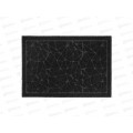 Коврик влаговпитывающий &quotКристалл&quot 80*120см черный Blabar 93696  *10