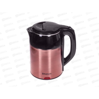 Чайник электр. SA-2168MGL 1,8л черно-коричневый металлик Чайник электр. SA-2168MGL 1,8л черно-коричневый металлик
