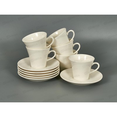 Набор кофейный 12предметов(чашка 180мл+блюдце 14,5см) 70209-6