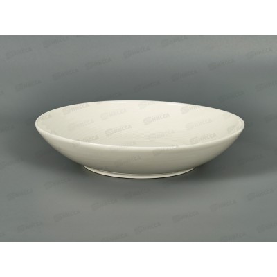 Тарелка суповая 22,8см белая 70209-1 *32