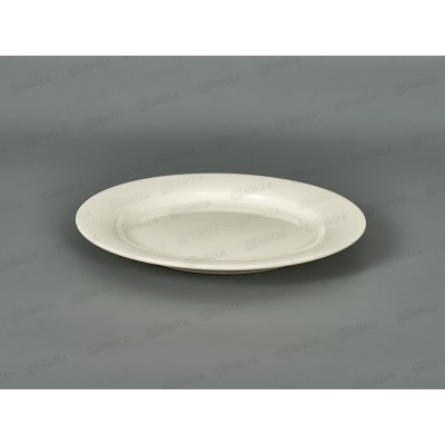 Тарелка плоская белая 19,5см 70206-3 *6/48