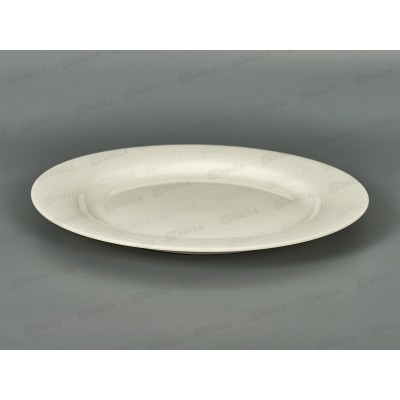 Тарелка плоская белая 27,5см 70206-1 *6/24