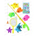 Рыбалка &quotВеселый рыбак-3&quot 6 рыбок, 1 удочка, сачок, Y1348014 блист.