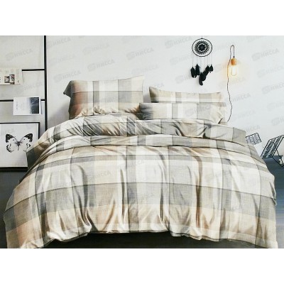 Комплект постельного белья 2,0 спальный полисатин с европростыней 12905-09