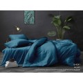Комплект постельного белья 2,0сп европростыня LUXOR поплин гл/кр № Индиго