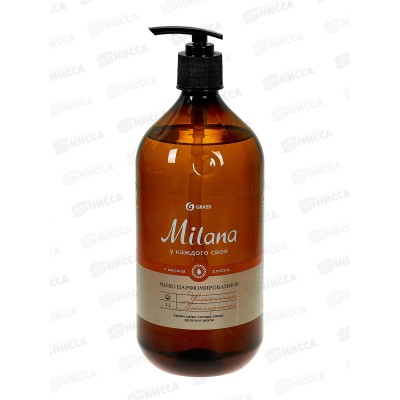 Milana Perfumed жидкое парфюм. мыло &quotАмбра и пачули&quot 1000мл *6  145138
