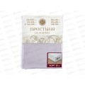 Простыня на резинке поплин 140*200*35 Сирень