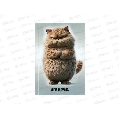 Ежедневник LITE Не в духе А6 80л. тв.обл. лин. DNBL-A6NVD *20 Ежедневник LITE Не в духе А6 80л. тв.обл. лин. DNBL-A6NVD *20