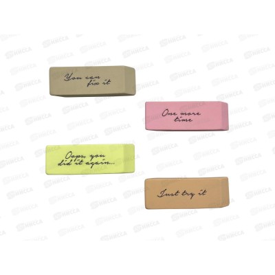 Ластик Lorex V.E. BLOSSOMS 60*20*10 резина., 4шт асс., LXESVRB-BLS *24