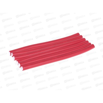 Бигуди Бумеранг 6шт красные длина 21см диаметр 1,2см 301-202