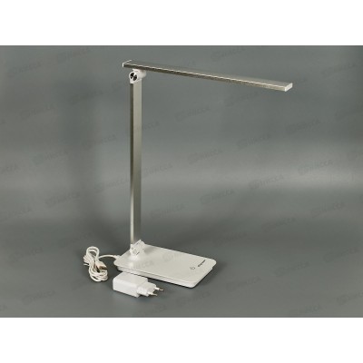 Лампа настольная светодиод.Спутник SDL002  9Вт серебро