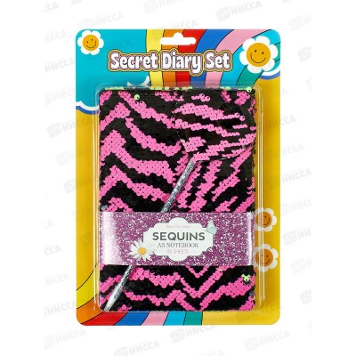 Блокнот Darvish А5 80л пайетки с ручкой в под. уп. DV-14738B *48 Блокнот Darvish А5 80л пайетки с ручкой в под. уп. DV-14738B *48