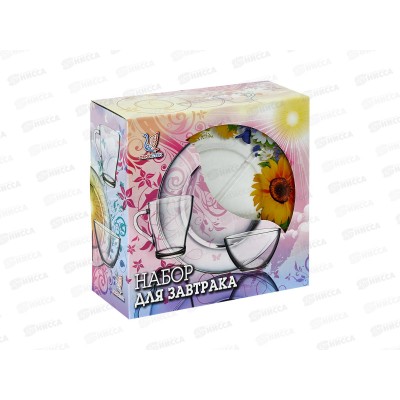 Набор для завтрака 1220-Д Подсолнухи