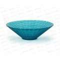 Салатник 5814/1-Н7 d-240мм h-85мм Бирюза