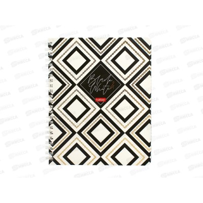 Тетрадь 96л кл. Hatber Black&Wite 079760 греб. *4/48 Тетрадь 96л кл. Hatber Black&Wite 079760 греб. *4/48