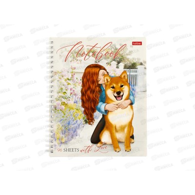 Тетрадь 96л кл. Hatber Мой верный друг 080312 греб. *2/44