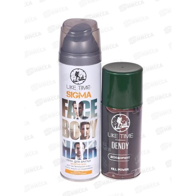 Like Time Dendy П/Н (дезодорант 150мл+пена д/бритья 180мл) *10