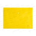 Папка-конверт пл. на кнопке Hatber А4  желтая 00005*10
