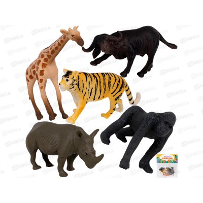Набор животных Levatoys MK2207-12А Сафари, FCJ1437952 в пакете Набор животных Levatoys MK2207-12А Сафари, FCJ1437952 в пакете