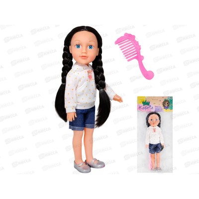 Кукла Miss Kapriz МК2540DК-В  40см с аксессуарами, FCJ1457030 в пакете