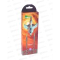 Аудиокабель AUX 3,5mm 1м  More choice UK24 нейлон Grey