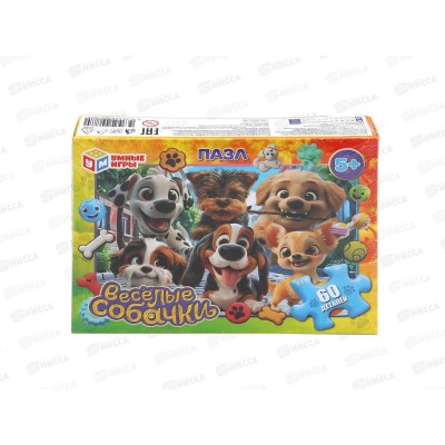 ПАЗ 60 эл. Веселые собачки. "Умные игры" 07870  *24