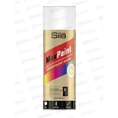 Эмаль SILA Home аэрозоль  520мл, белый матовый RAL9003 *12