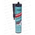 Клей-герметик SILA 310мл битумно-каучуковый для кровли, черный *12 Клей-герметик SILA 310мл битумно-каучуковый для кровли, черный *12