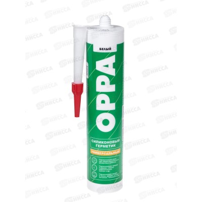 Герметик OPPA U  270г силиконовый универсальный, белый *24