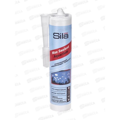 Герметик SILA Pro Max Sealant AQ 280мл силиконовый аквариумный, черный *1