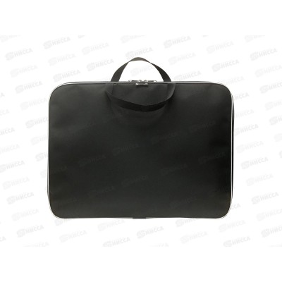 Папка на молнии LAMARK А3 черная, 1отд. 200 *12/192